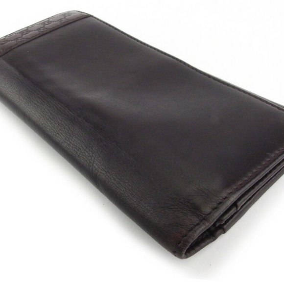 GUCCI wallet micro Gucci island leather Auth used L3177 - Picture 7 of 9